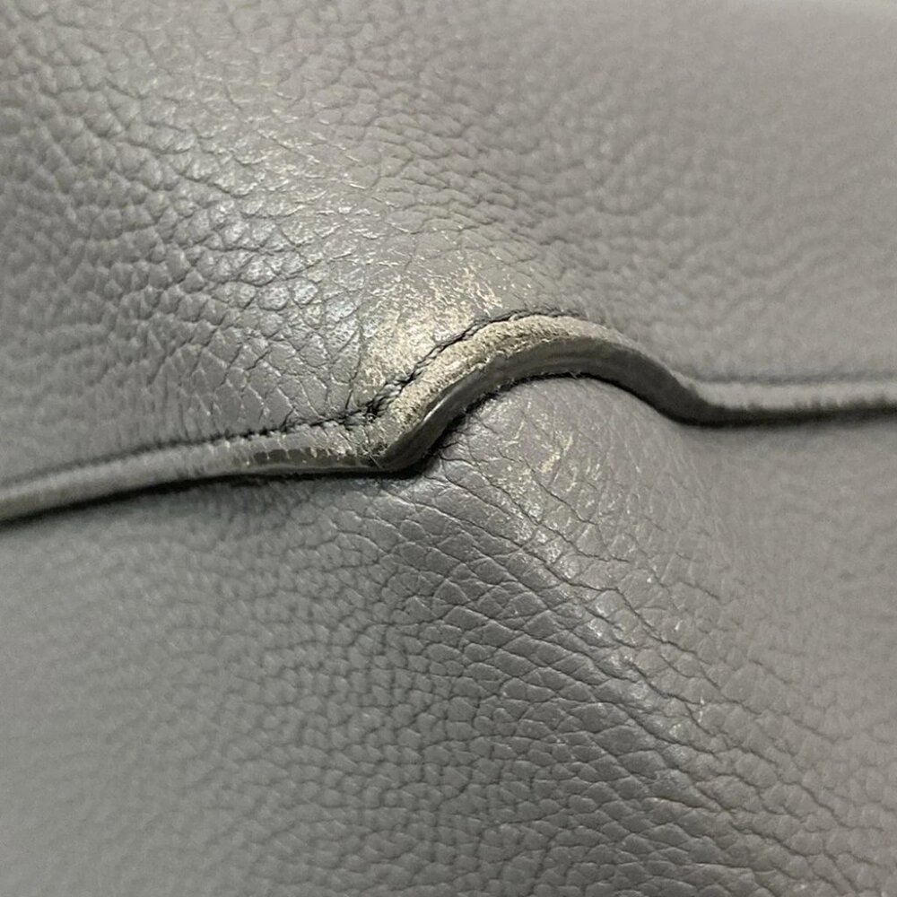 CELINE Cabas Phantom Small With Belt 189023TNI.09GM Gray Soft grained calfskin - Picture 14 of 14